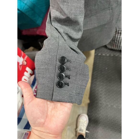 H&M Womens Gray Blazer Size 4 - Picture 6 of 16